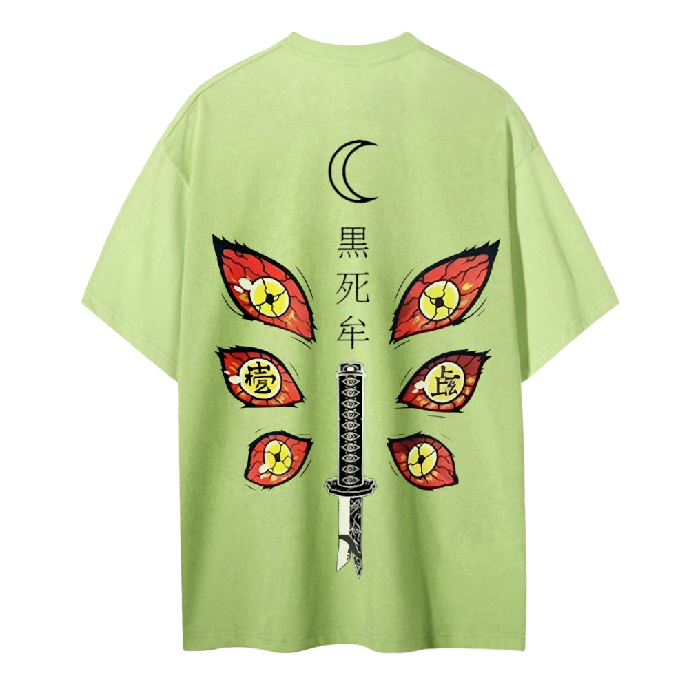 Demon Slayer Cotton Unisex Crew Neck Anime T-Shirt