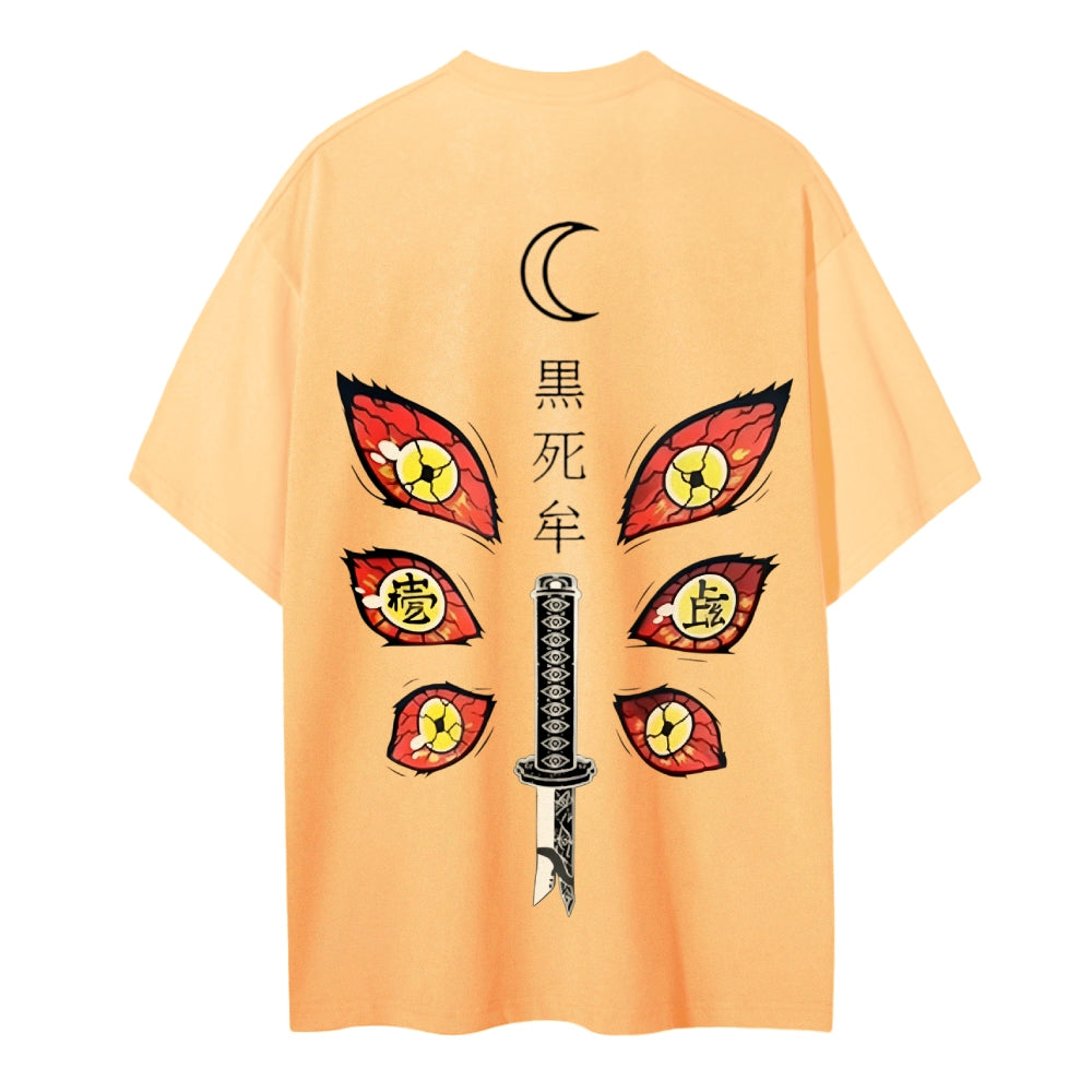 Demon Slayer Cotton Unisex Crew Neck Anime T-Shirt