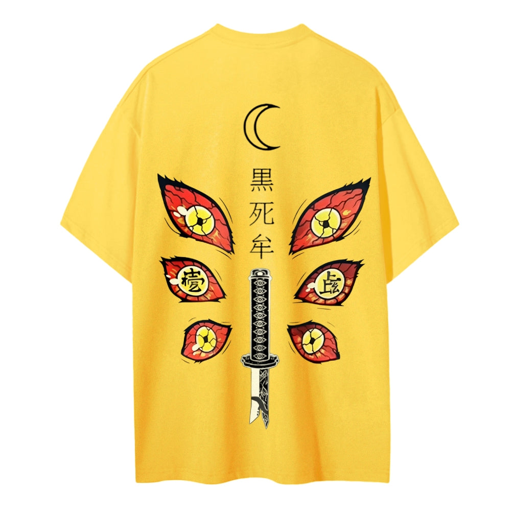 Demon Slayer Cotton Unisex Crew Neck Anime T-Shirt