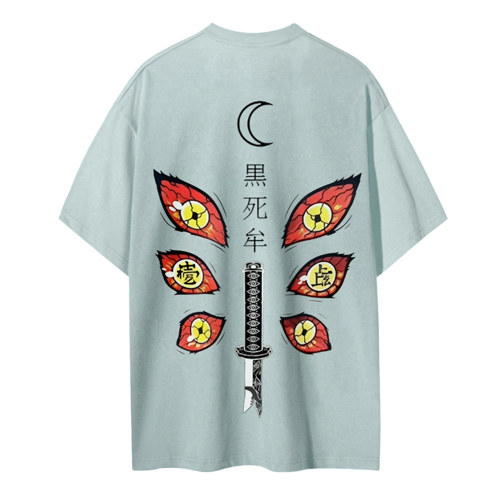 Demon Slayer Cotton Unisex Crew Neck Anime T-Shirt