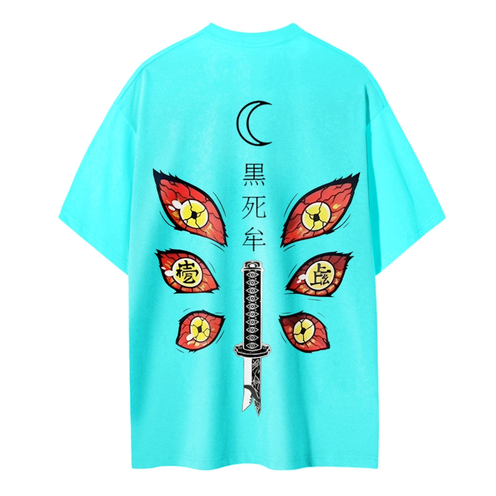 Demon Slayer Cotton Unisex Crew Neck Anime T-Shirt