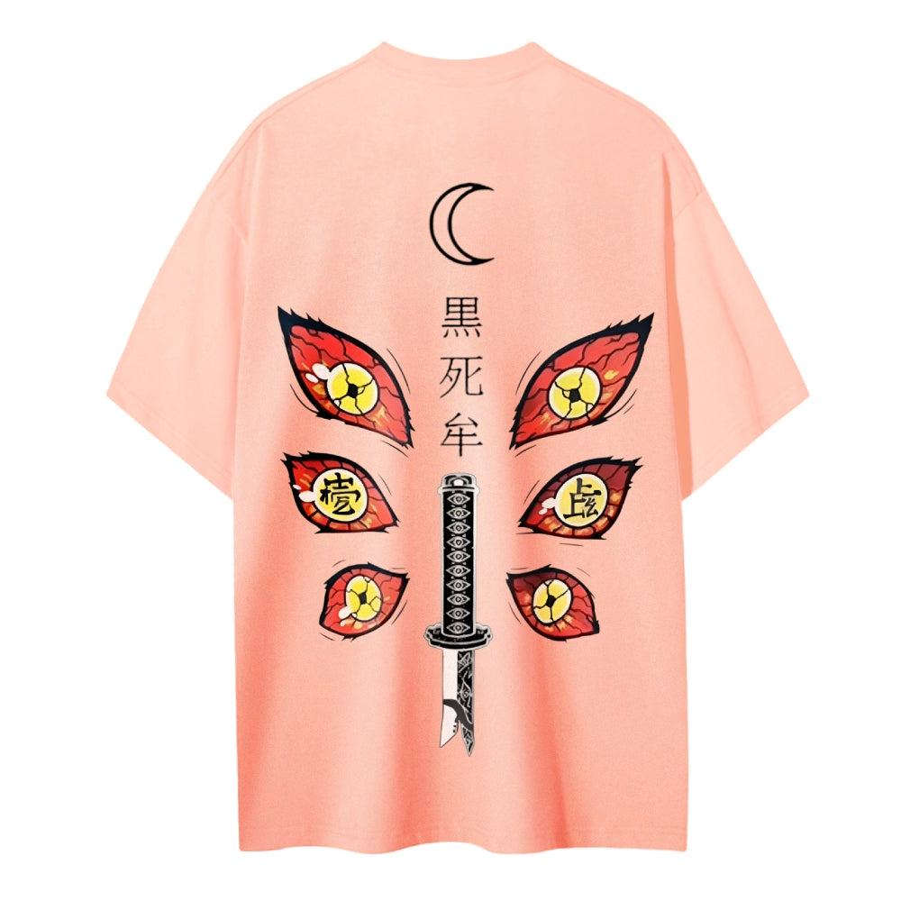 Demon Slayer Cotton Unisex Crew Neck Anime T-Shirt