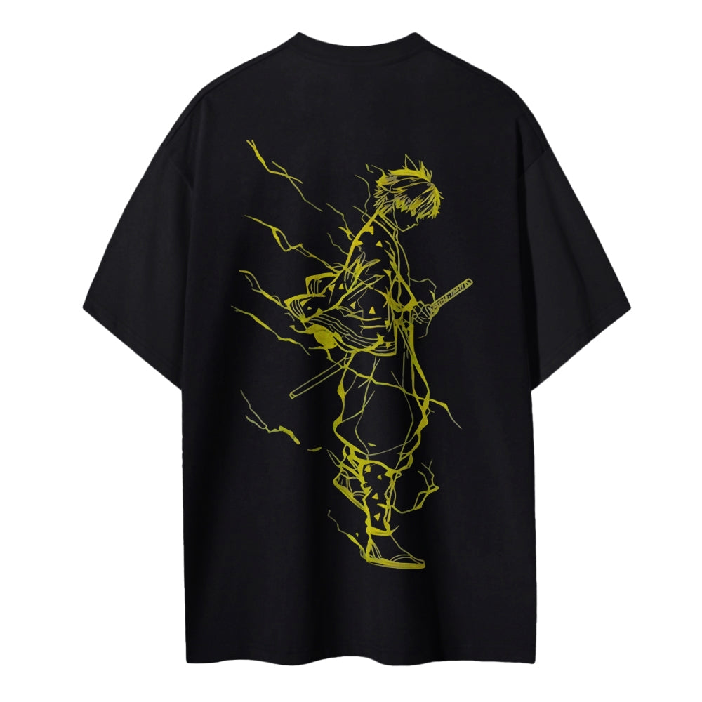 Demon Slayer Cotton Unisex Crew Neck Anime T-Shirt