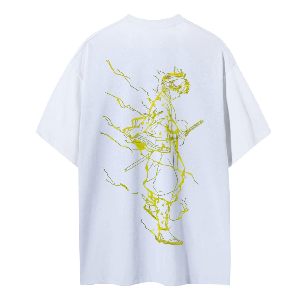 Demon Slayer Cotton Unisex Crew Neck Anime T-Shirt