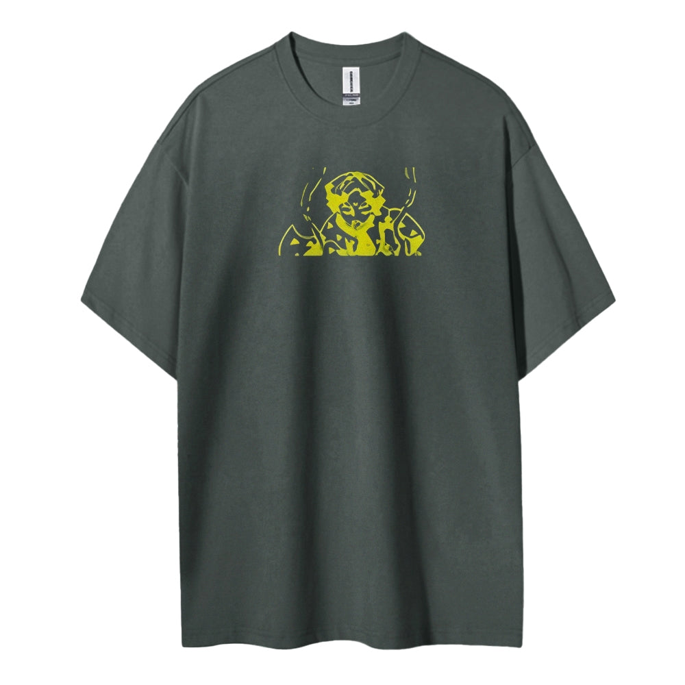 Demon Slayer Cotton Unisex Crew Neck Anime T-Shirt