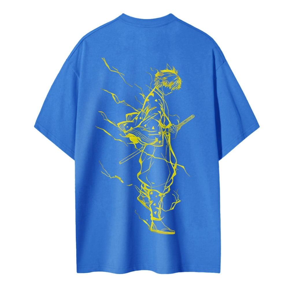 Demon Slayer Cotton Unisex Crew Neck Anime T-Shirt