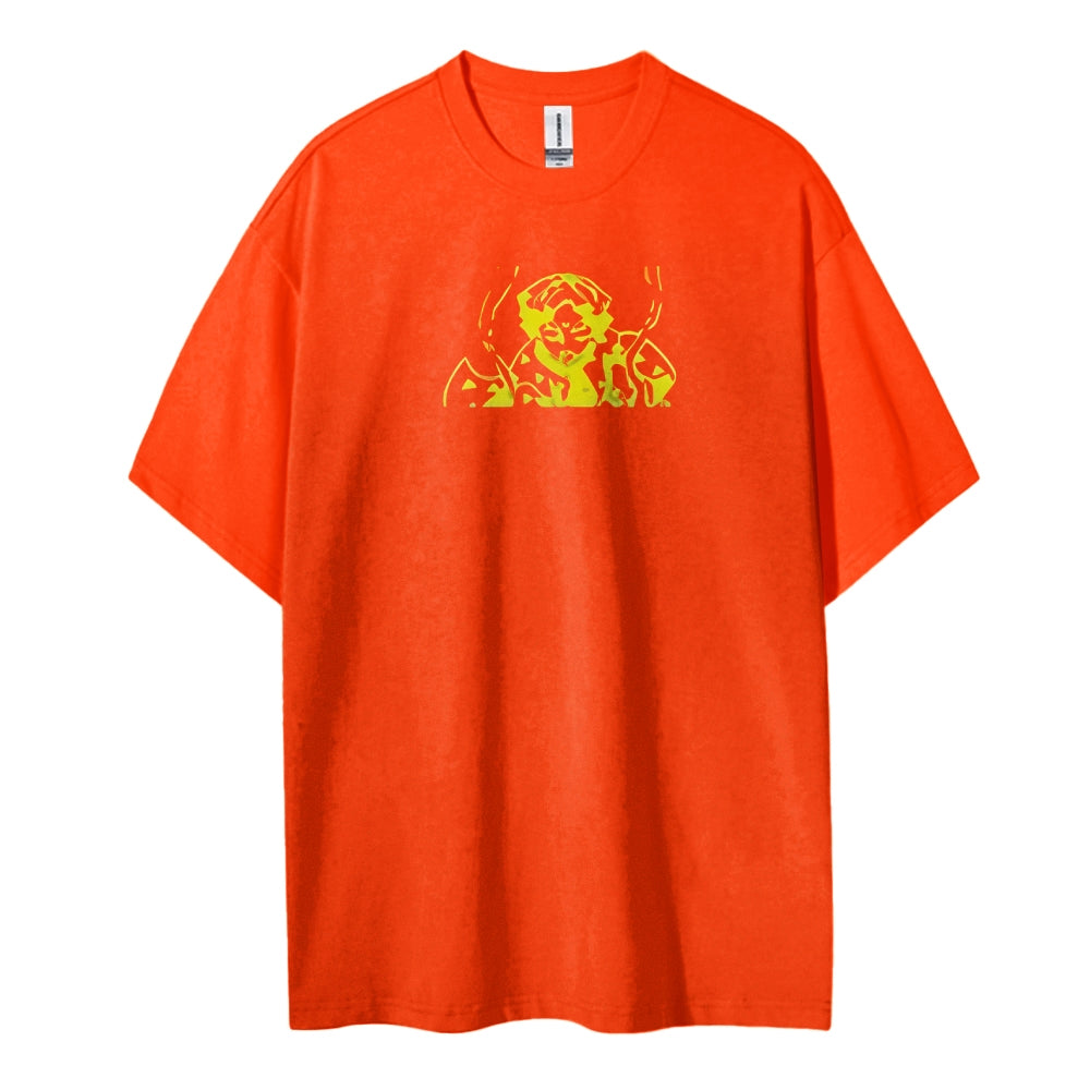 Demon Slayer Cotton Unisex Crew Neck Anime T-Shirt