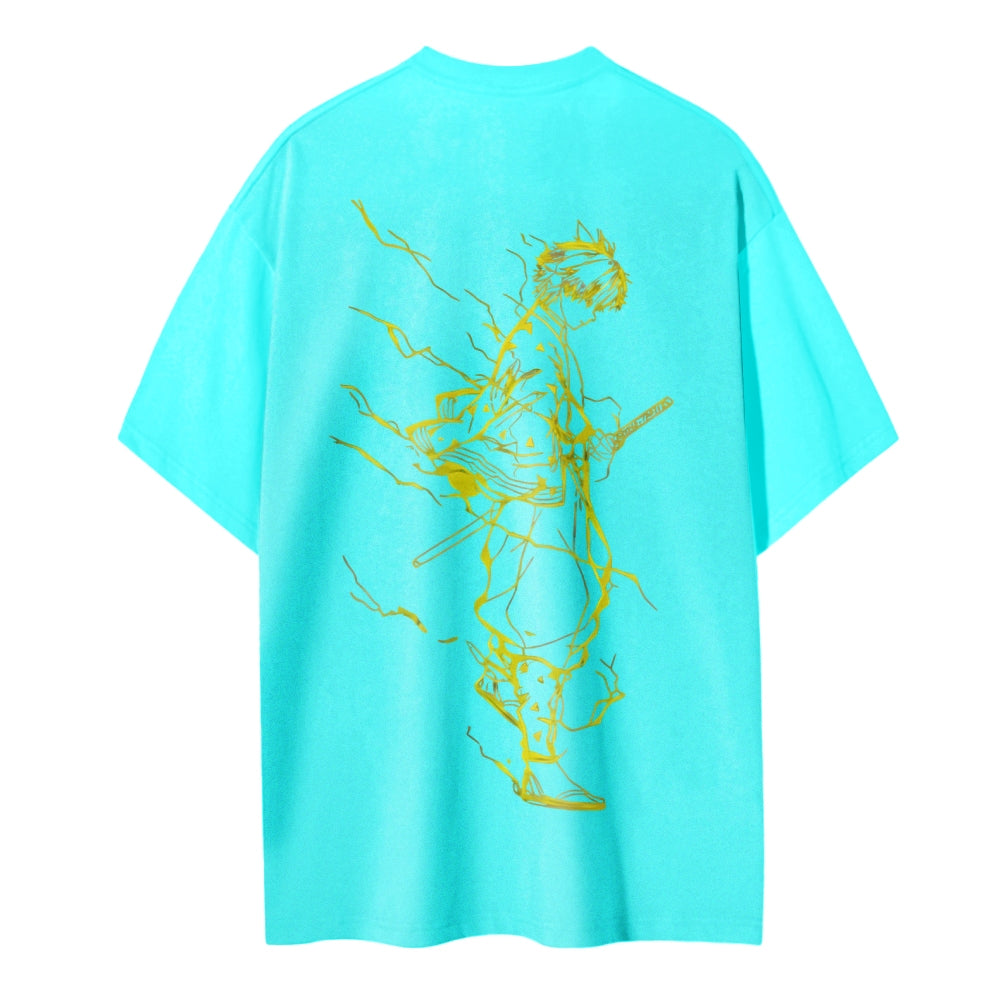 Demon Slayer Cotton Unisex Crew Neck Anime T-Shirt