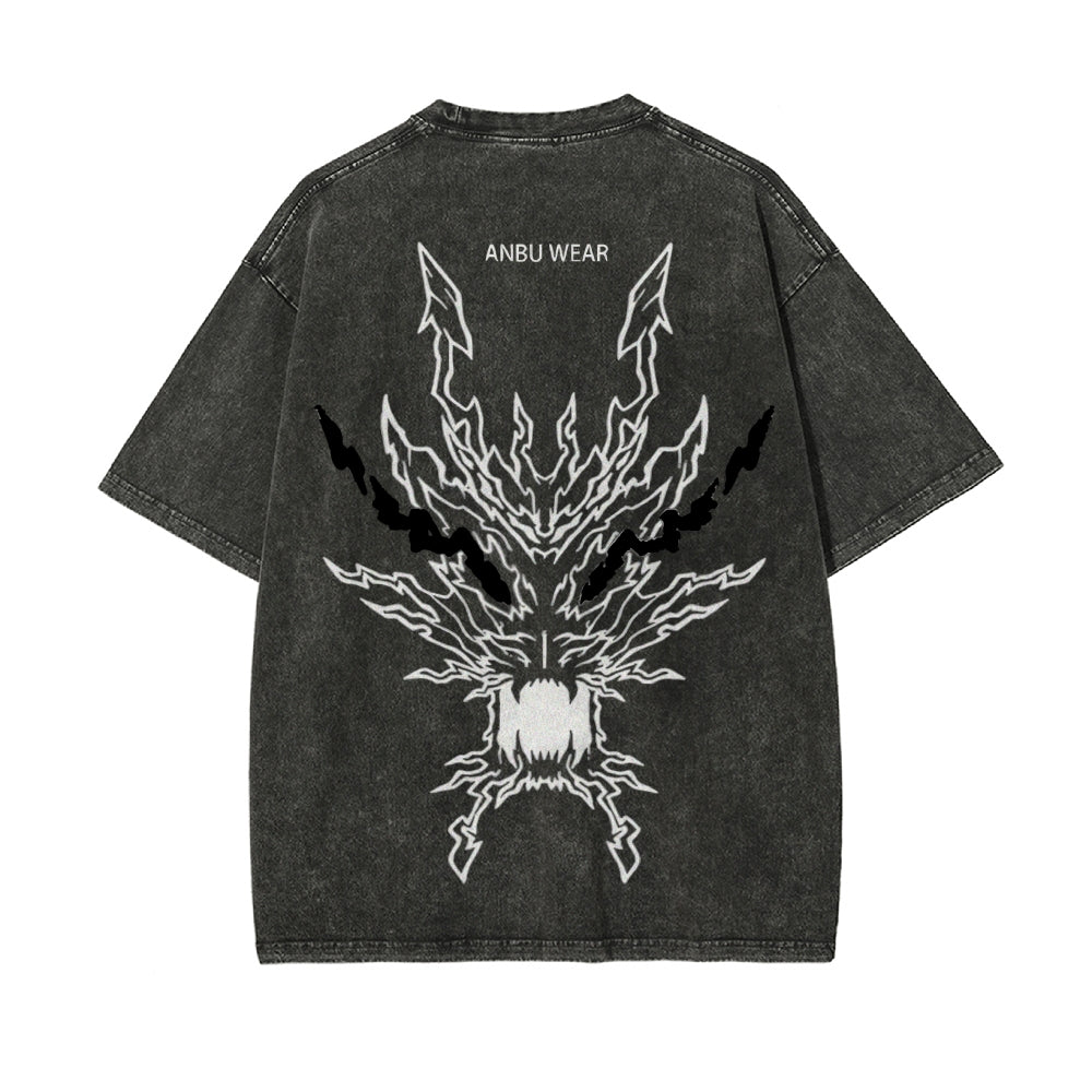 Vintage Oversized T-Shirt Demon Slayer