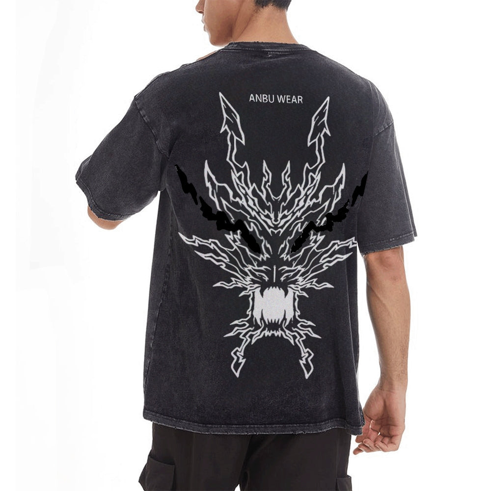 Vintage Oversized T-Shirt Demon Slayer