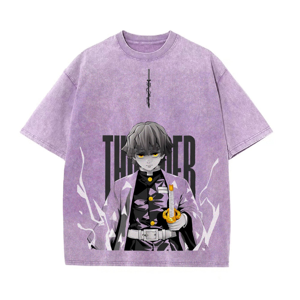 Vintage Oversized T-Shirt Demon Slayer