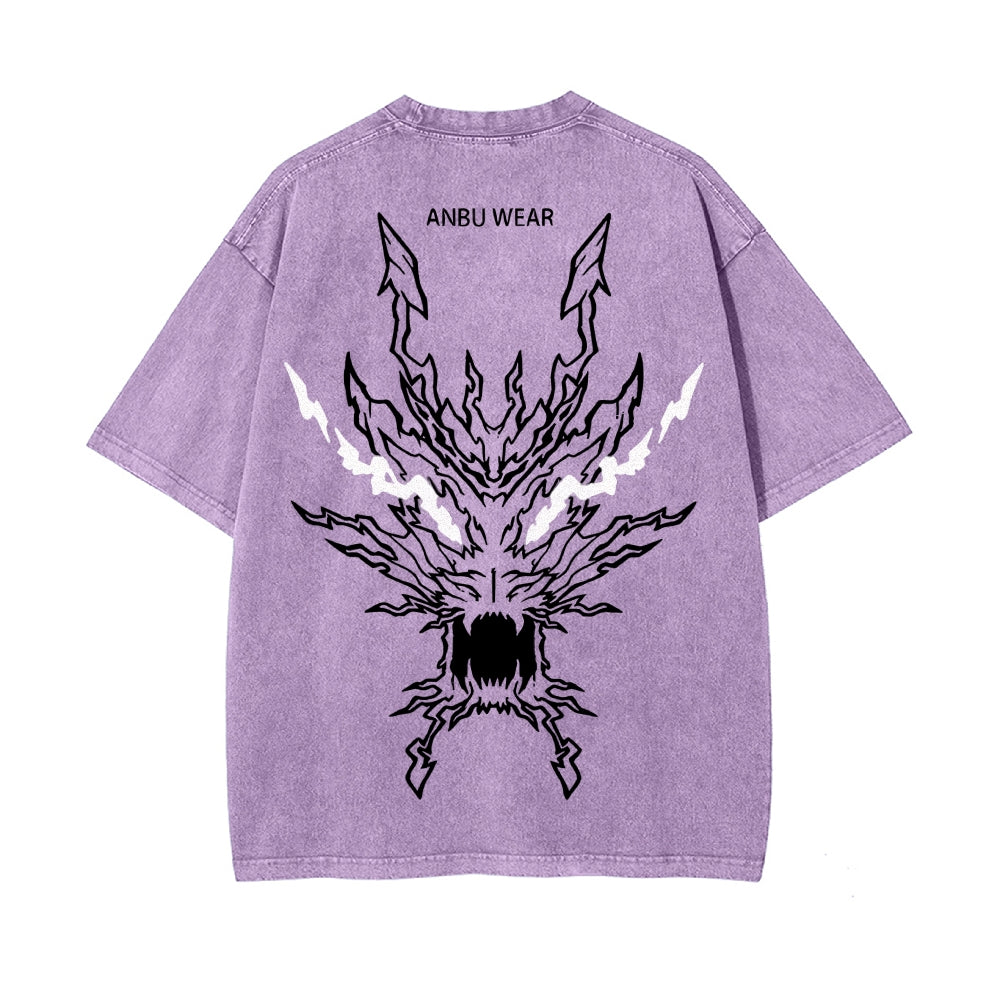 Vintage Oversized T-Shirt Demon Slayer