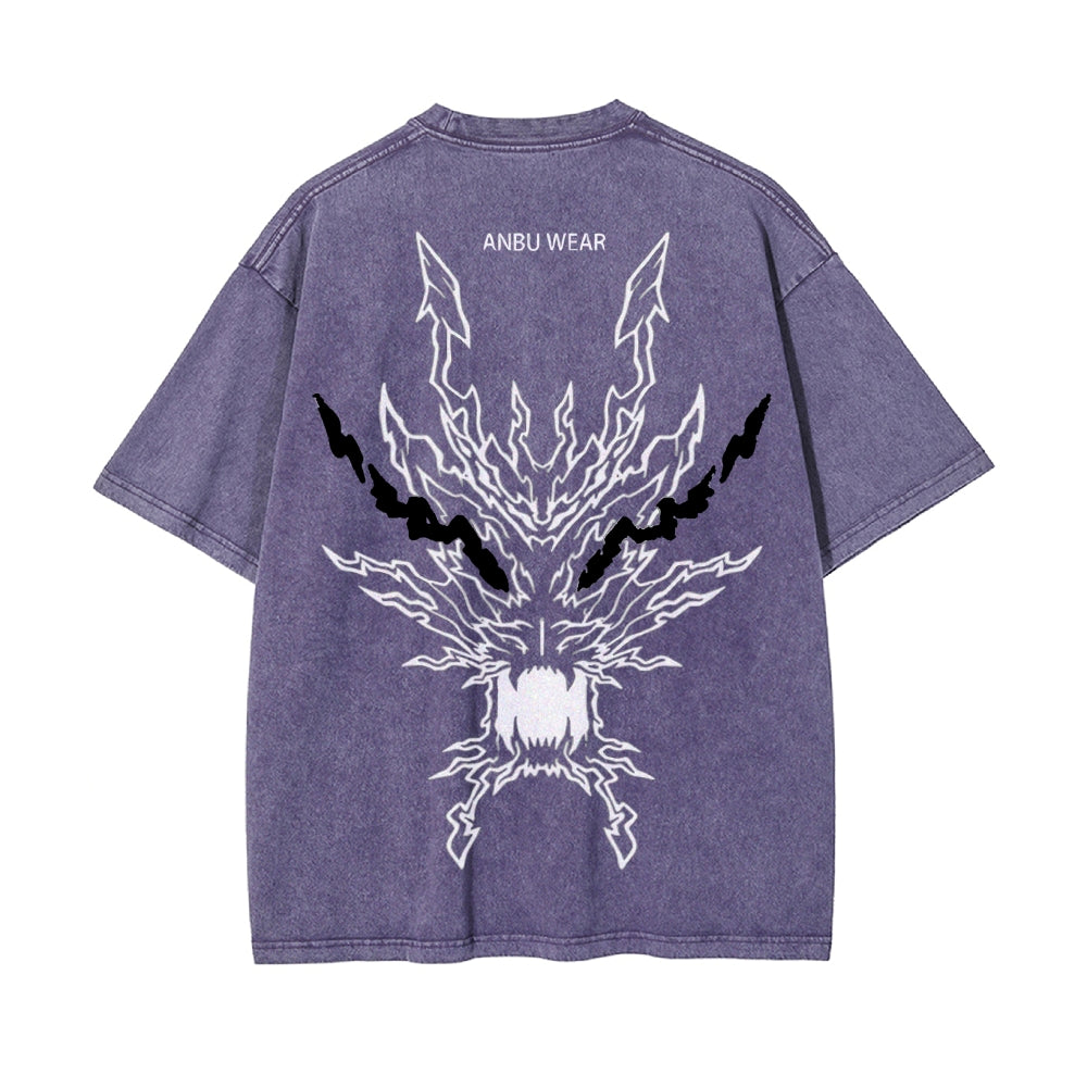 Vintage Oversized T-Shirt Demon Slayer