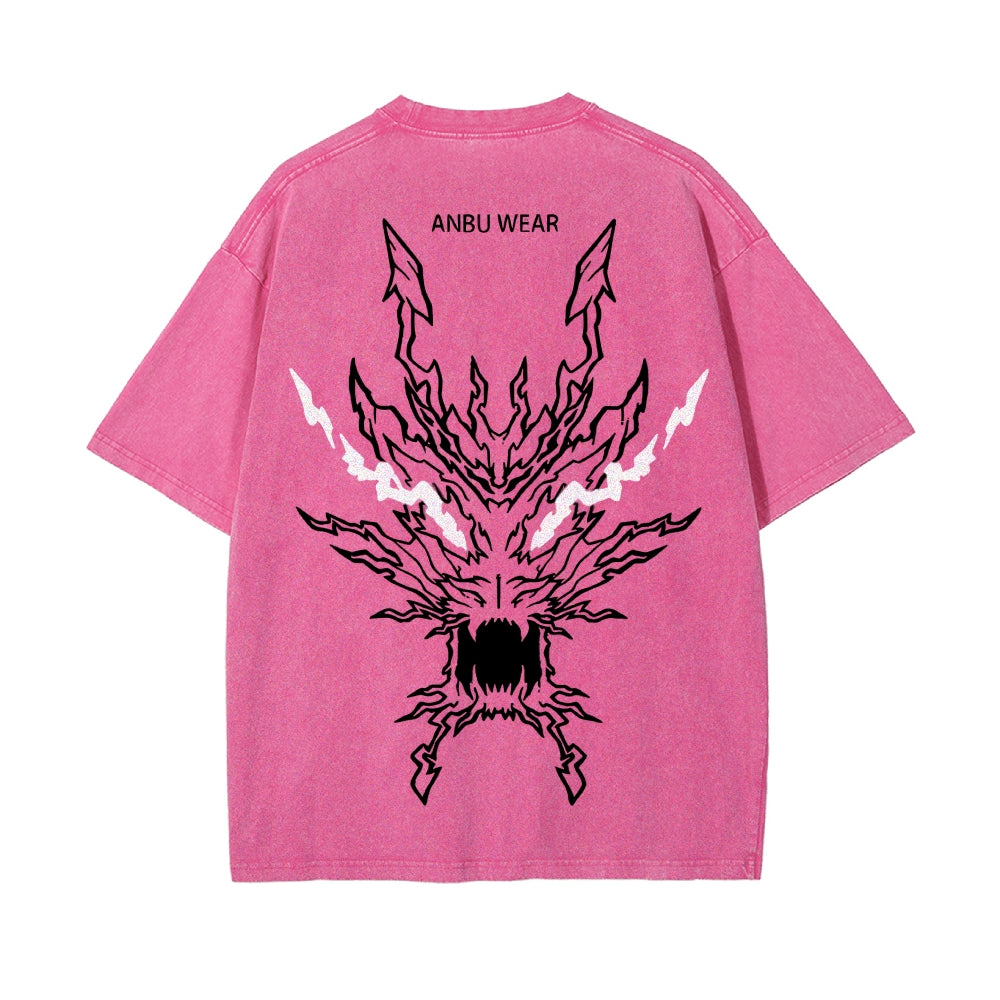 Vintage Oversized T-Shirt Demon Slayer