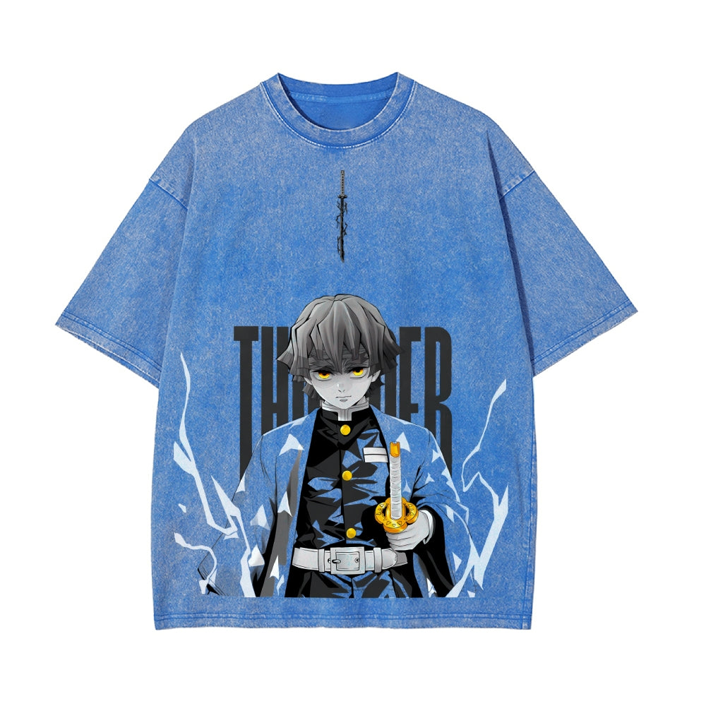 Vintage Oversized T-Shirt Demon Slayer