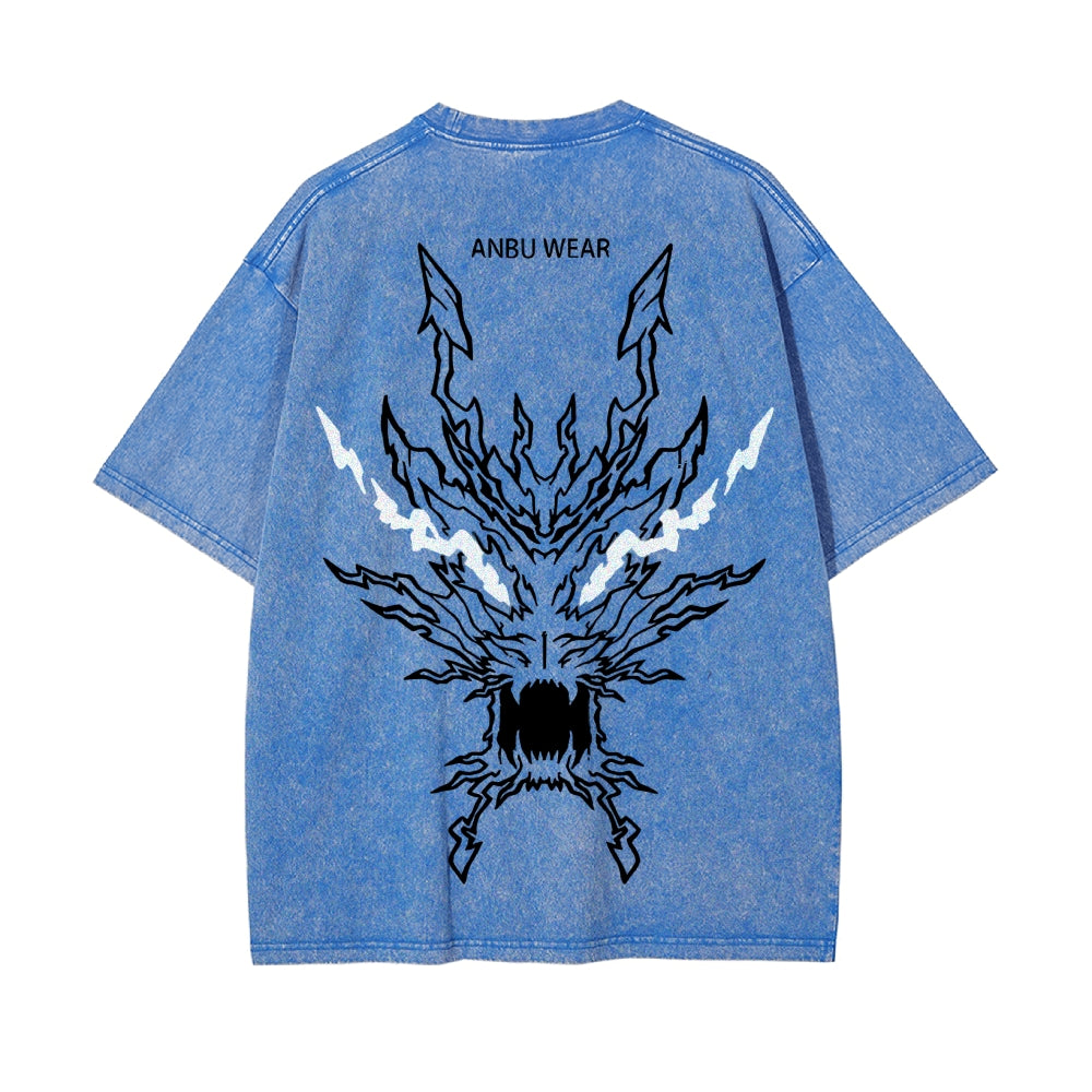 Vintage Oversized T-Shirt Demon Slayer