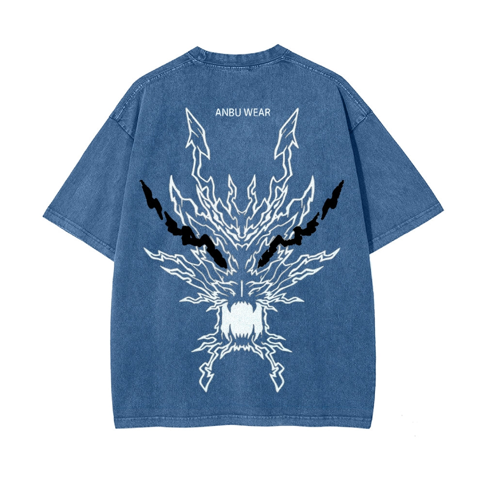 Vintage Oversized T-Shirt Demon Slayer