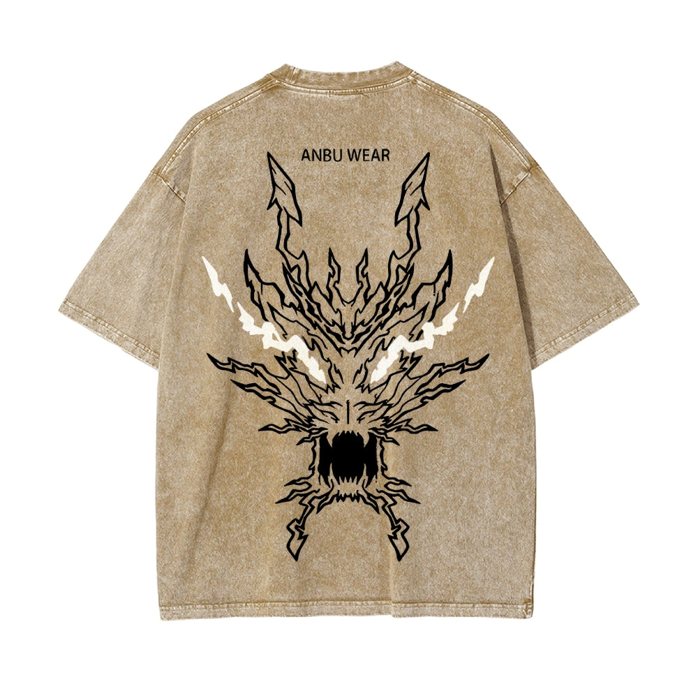 Vintage Oversized T-Shirt Demon Slayer