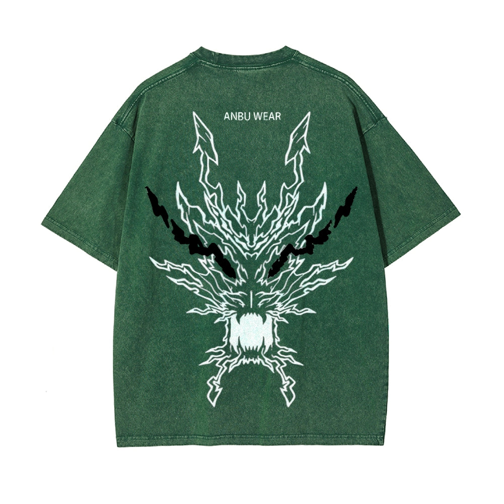 Vintage Oversized T-Shirt Demon Slayer