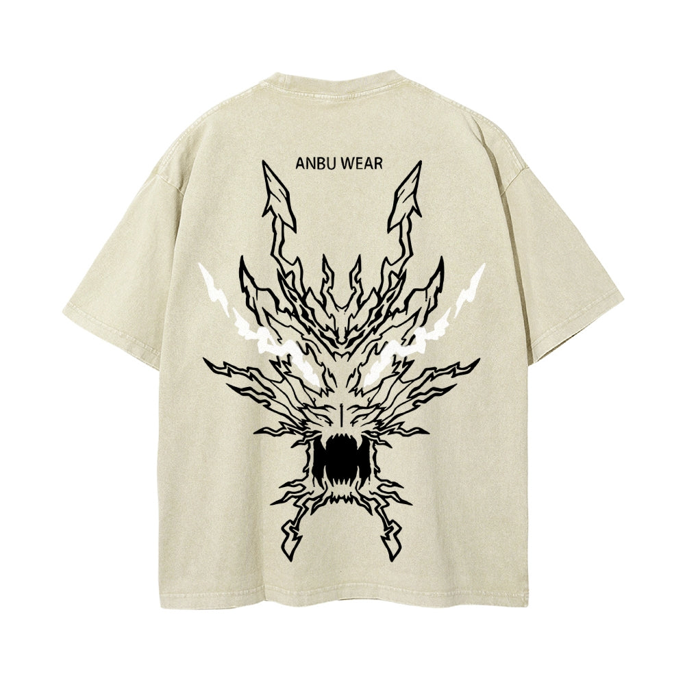 Vintage Oversized T-Shirt Demon Slayer