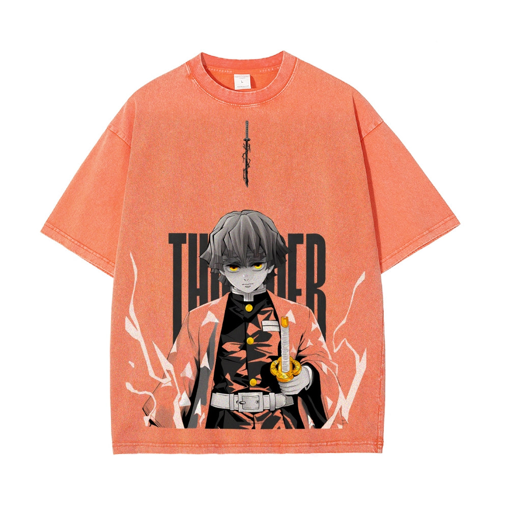Vintage Oversized T-Shirt Demon Slayer