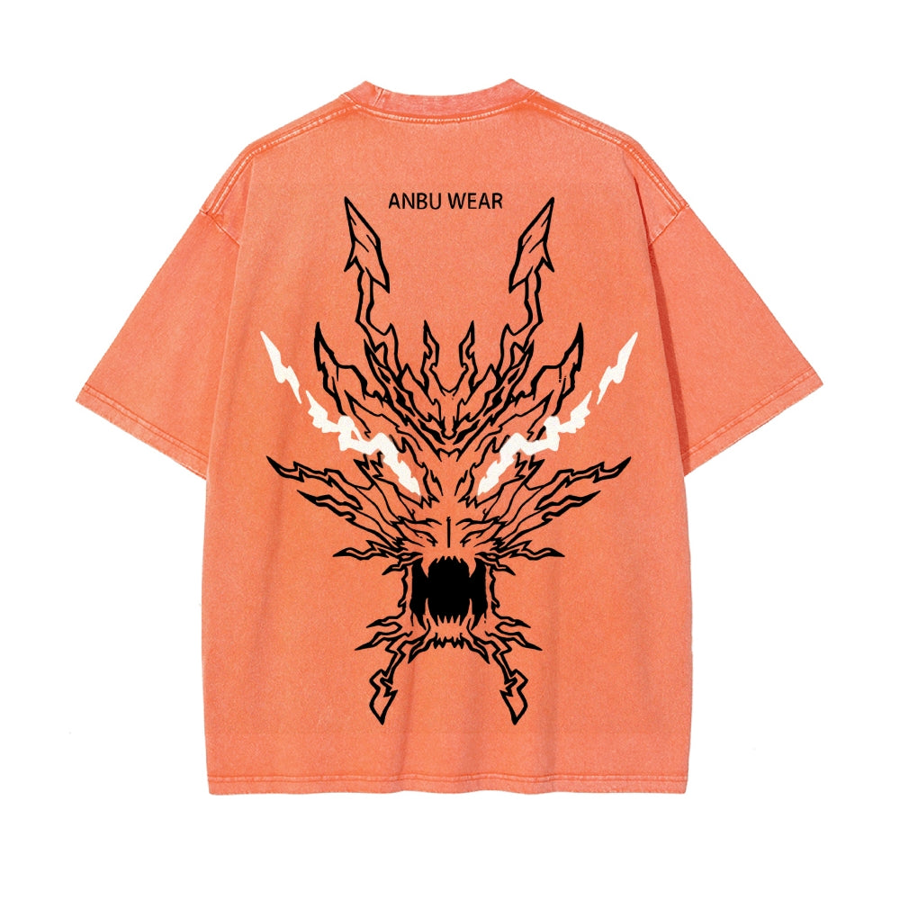 Vintage Oversized T-Shirt Demon Slayer