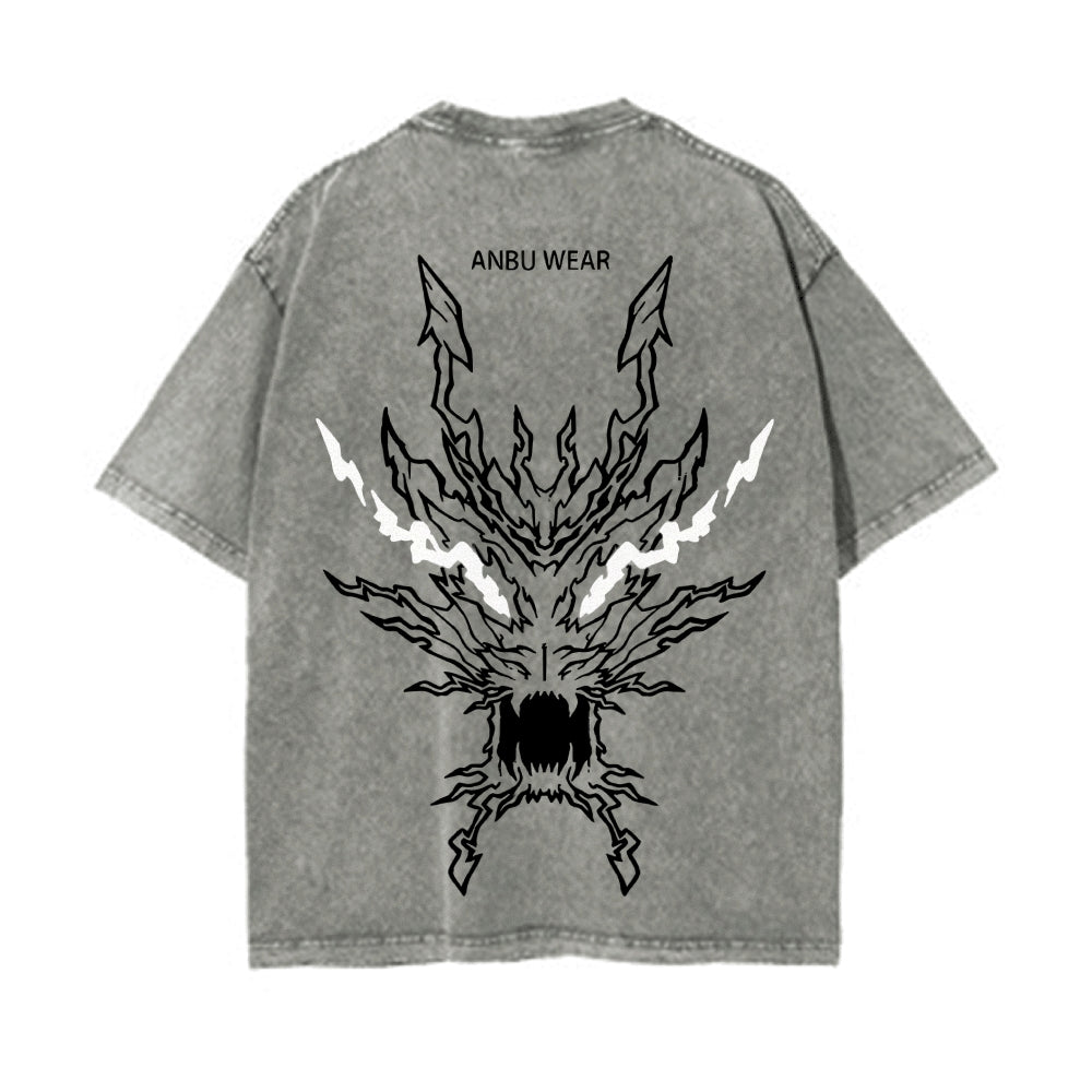 Vintage Oversized T-Shirt Demon Slayer