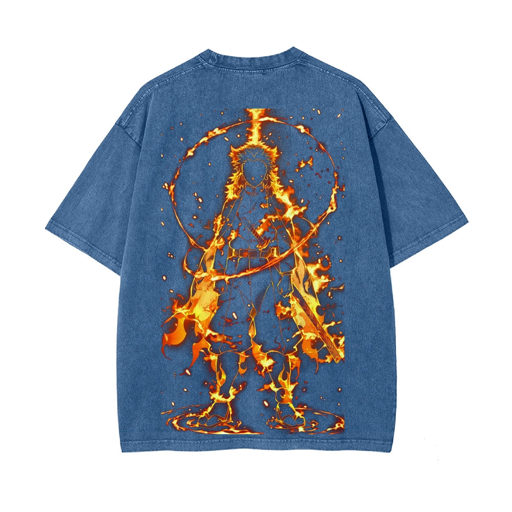 Vintage Oversized T-Shirt Demon Slayer