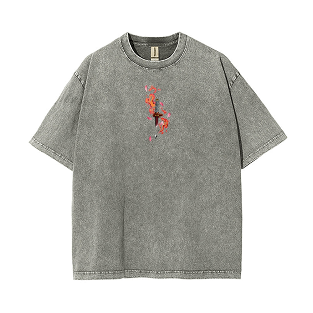 Vintage Oversized T-Shirt Demon Slayer