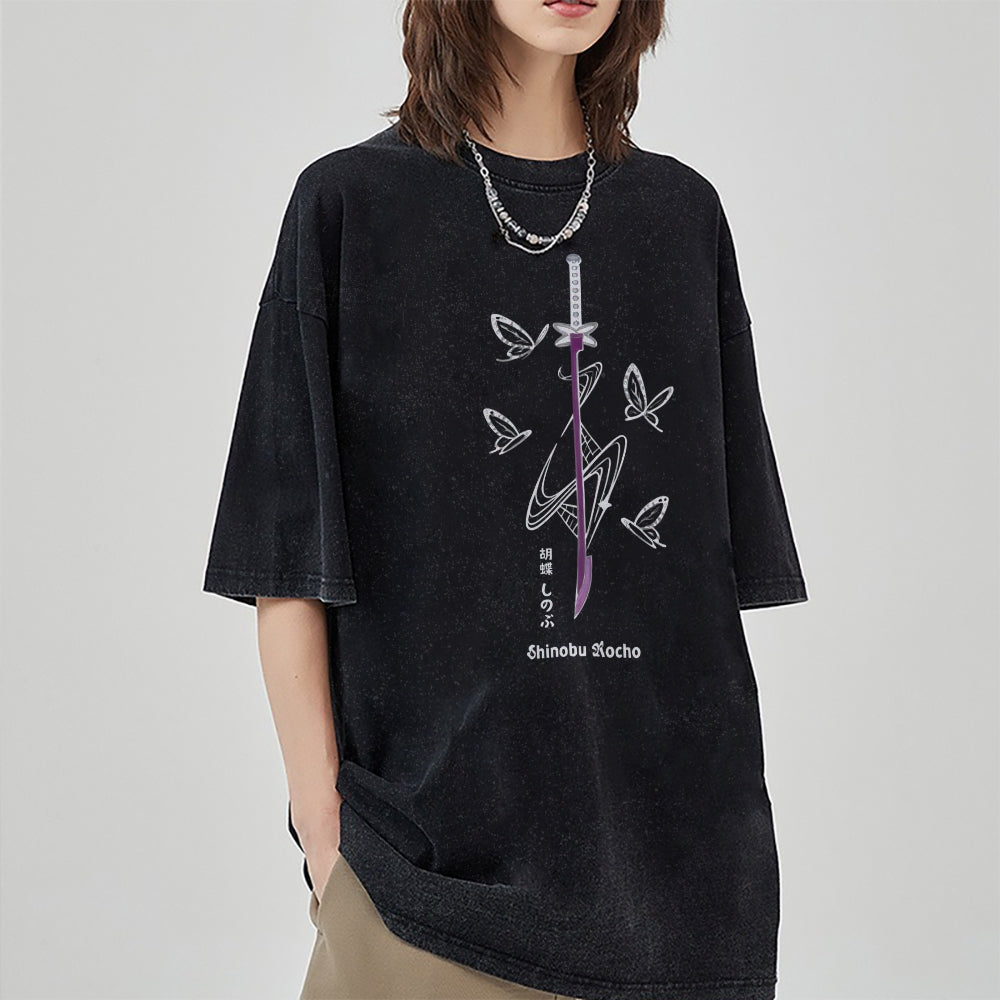 Vintage Oversized T-Shirt Demon Slayer