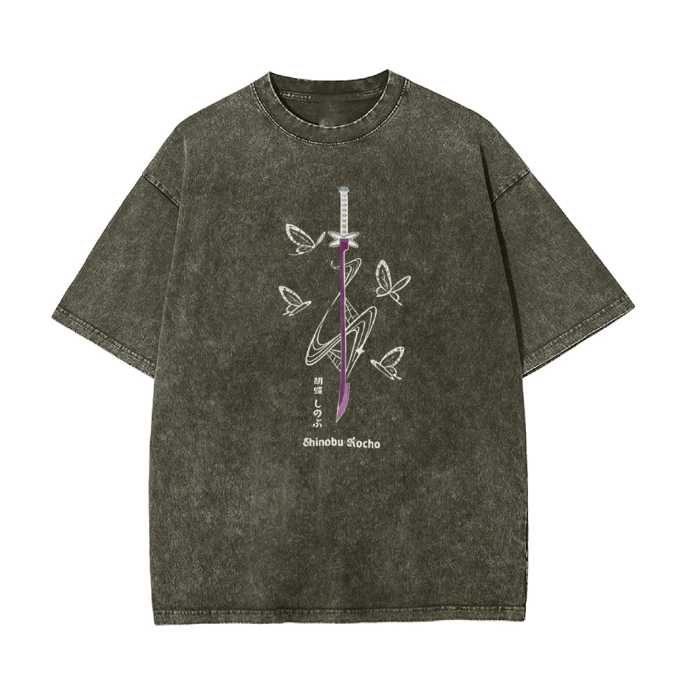 Vintage Oversized T-Shirt Demon Slayer
