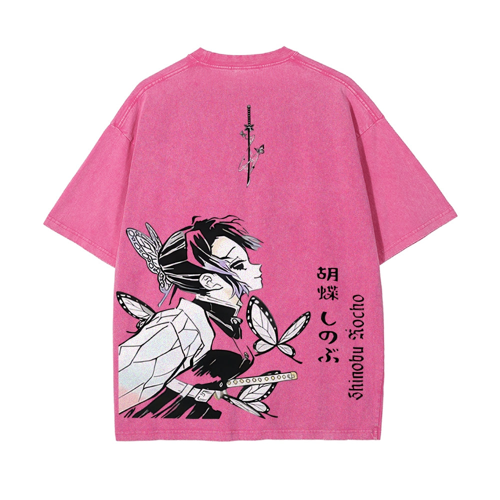 Vintage Oversized T-Shirt Demon Slayer