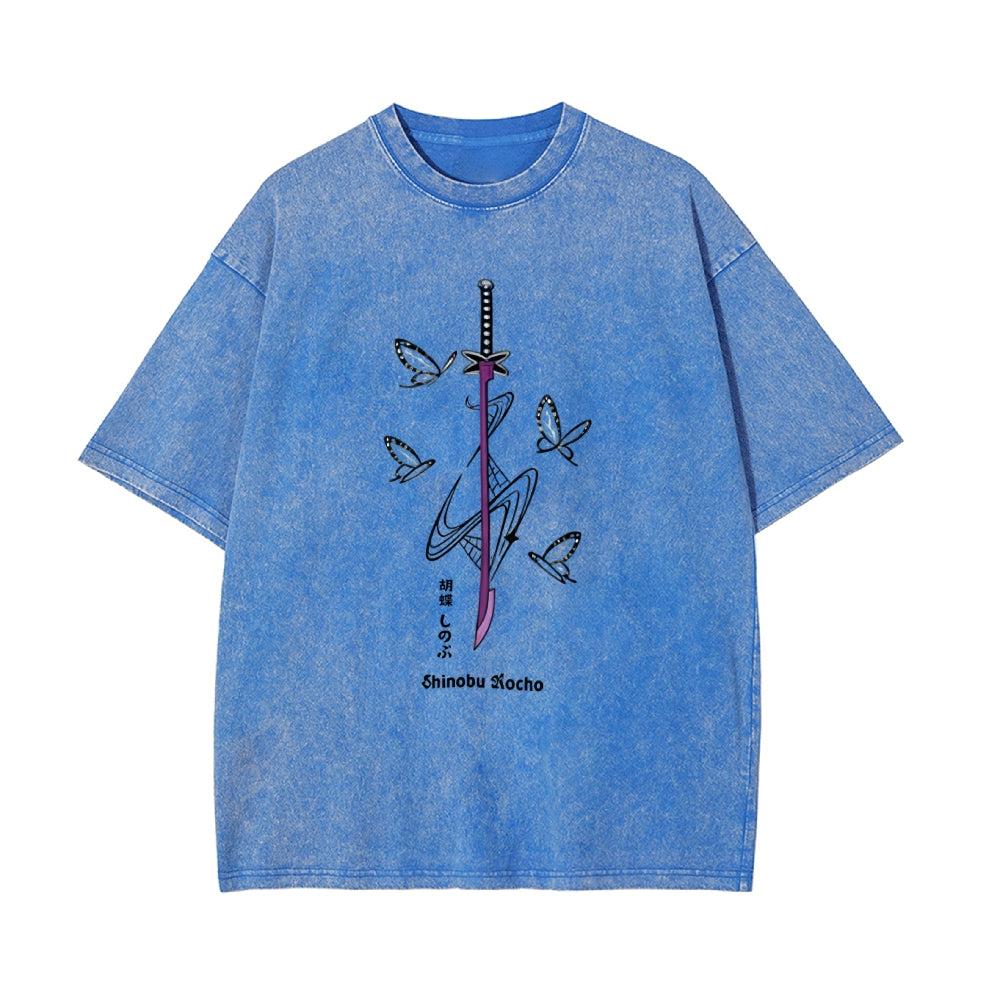 Vintage Oversized T-Shirt Demon Slayer