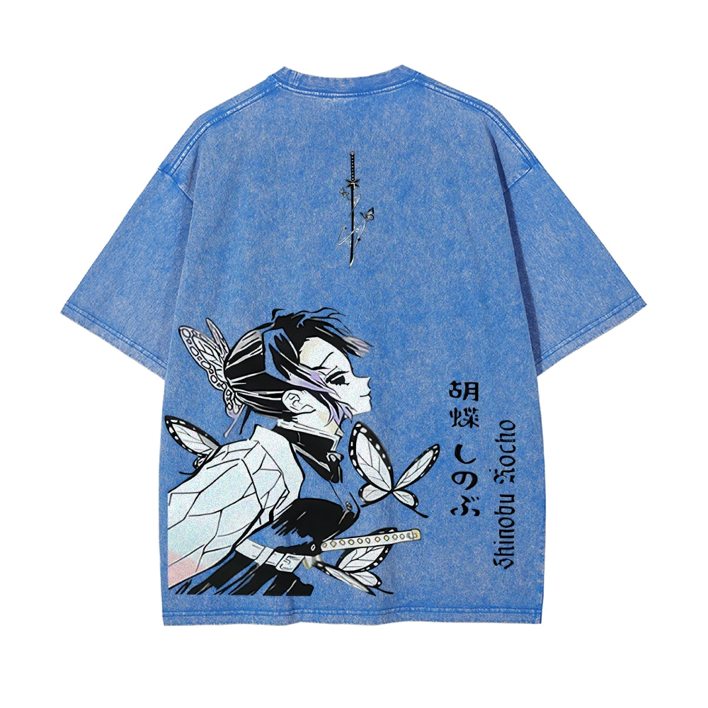 Vintage Oversized T-Shirt Demon Slayer