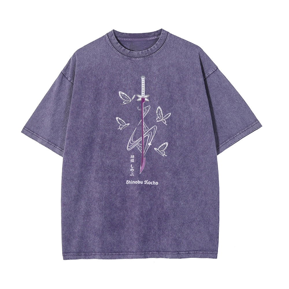 Vintage Oversized T-Shirt Demon Slayer