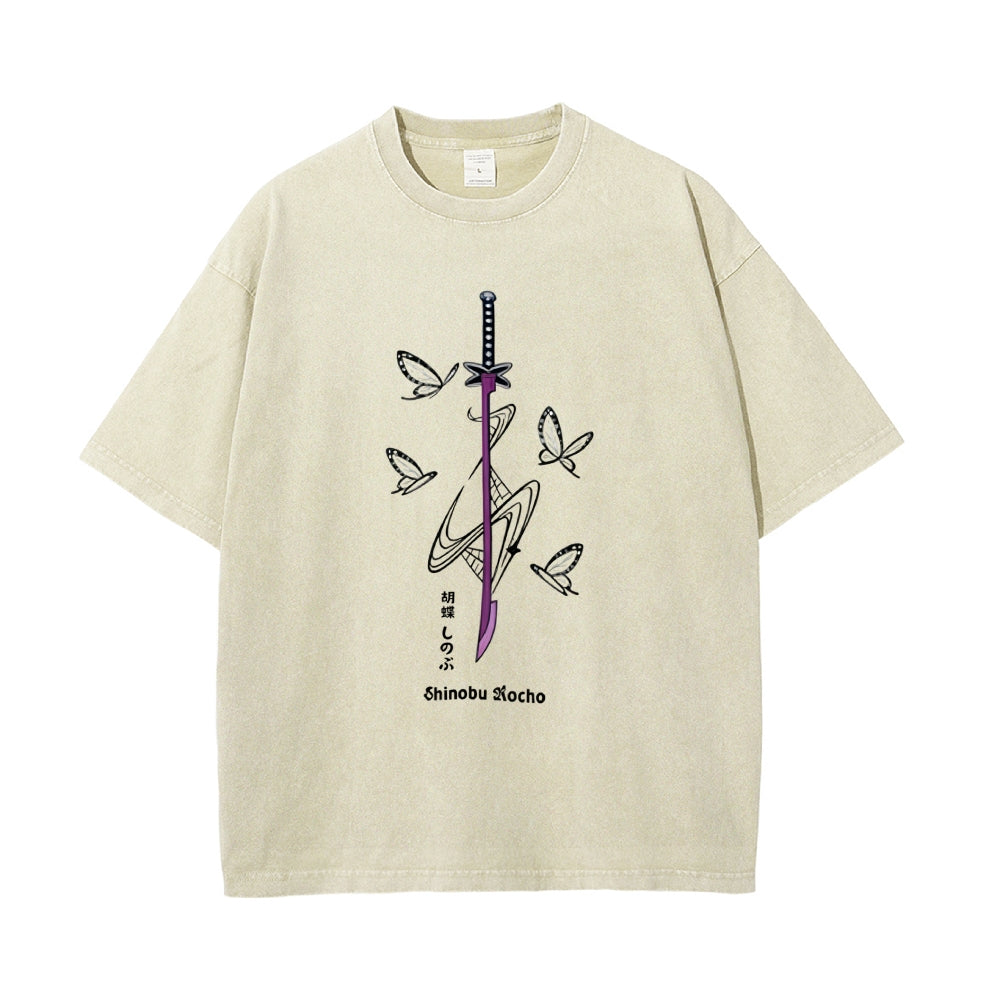 Vintage Oversized T-Shirt Demon Slayer