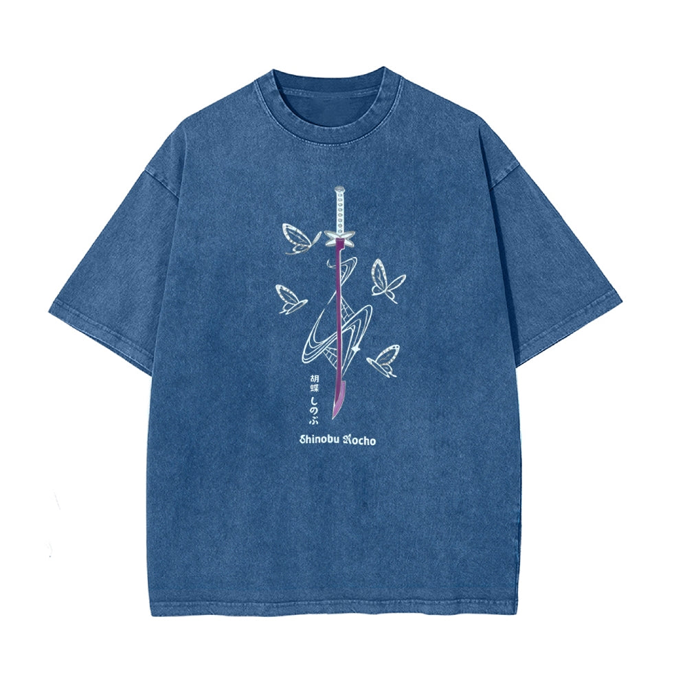 Vintage Oversized T-Shirt Demon Slayer