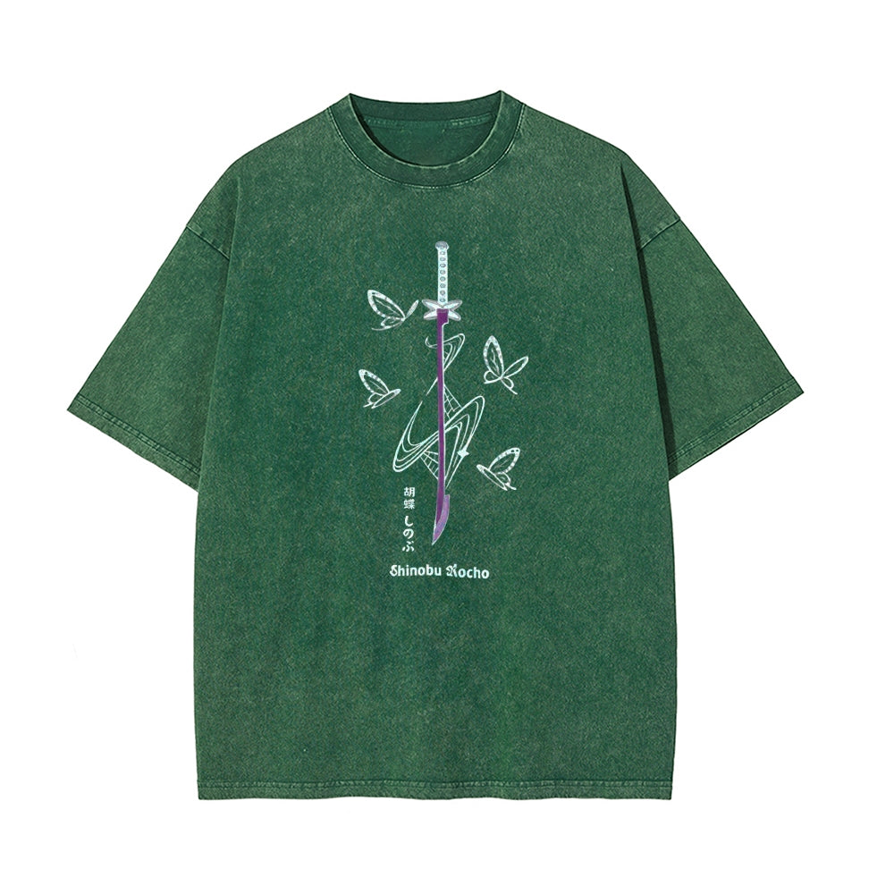 Vintage Oversized T-Shirt Demon Slayer