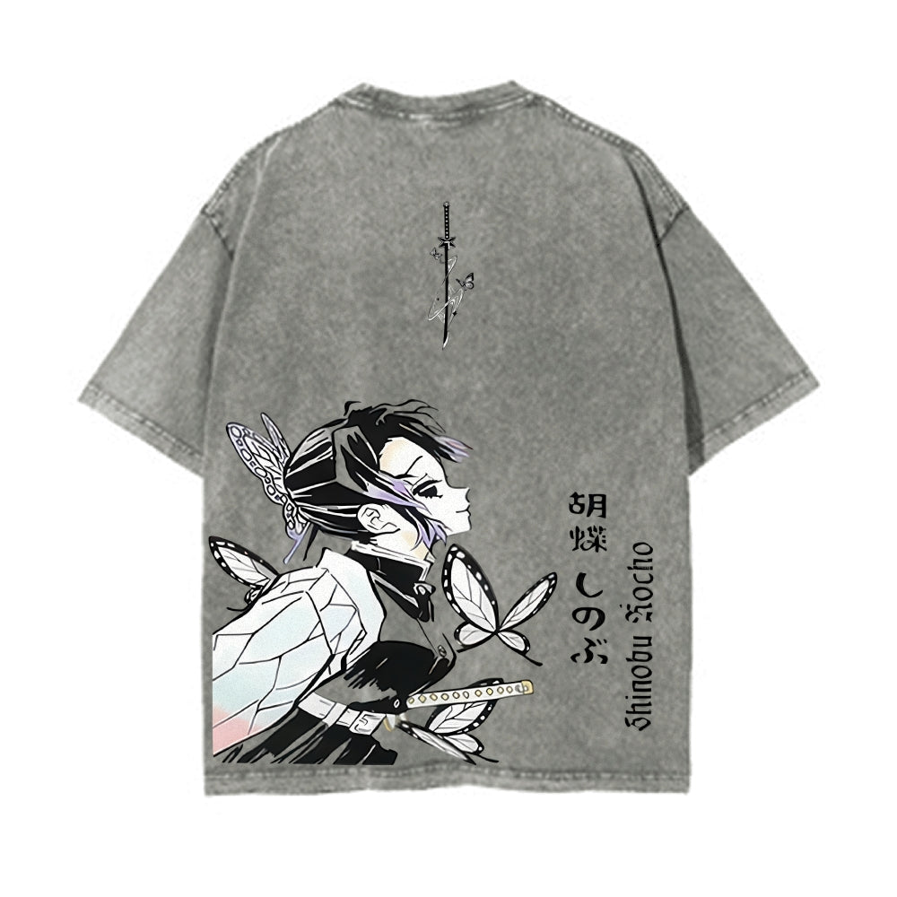 Vintage Oversized T-Shirt Demon Slayer