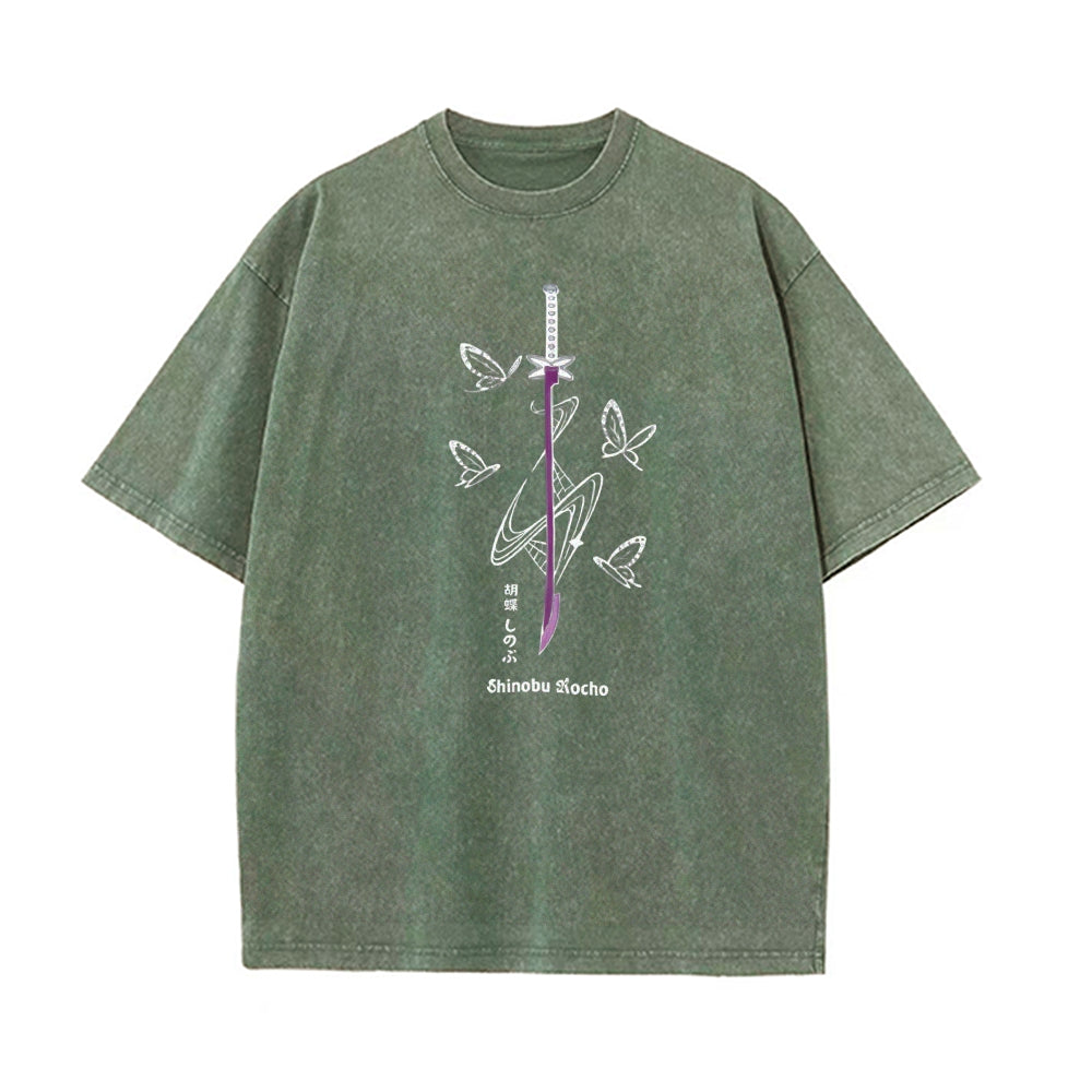 Vintage Oversized T-Shirt Demon Slayer