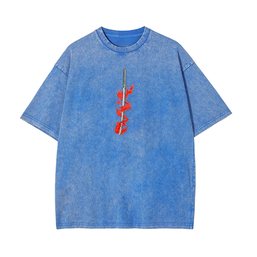 Vintage Oversized T-Shirt Demon Slayer