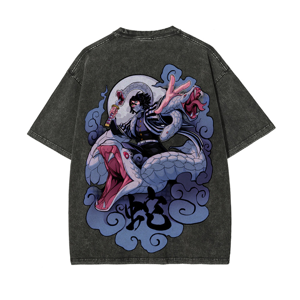 Vintage Oversized T-Shirt Demon Slayer