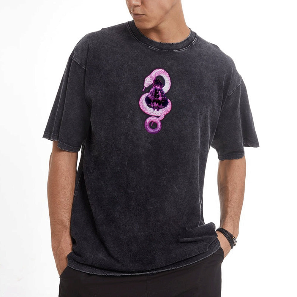 Vintage Oversized T-Shirt Demon Slayer