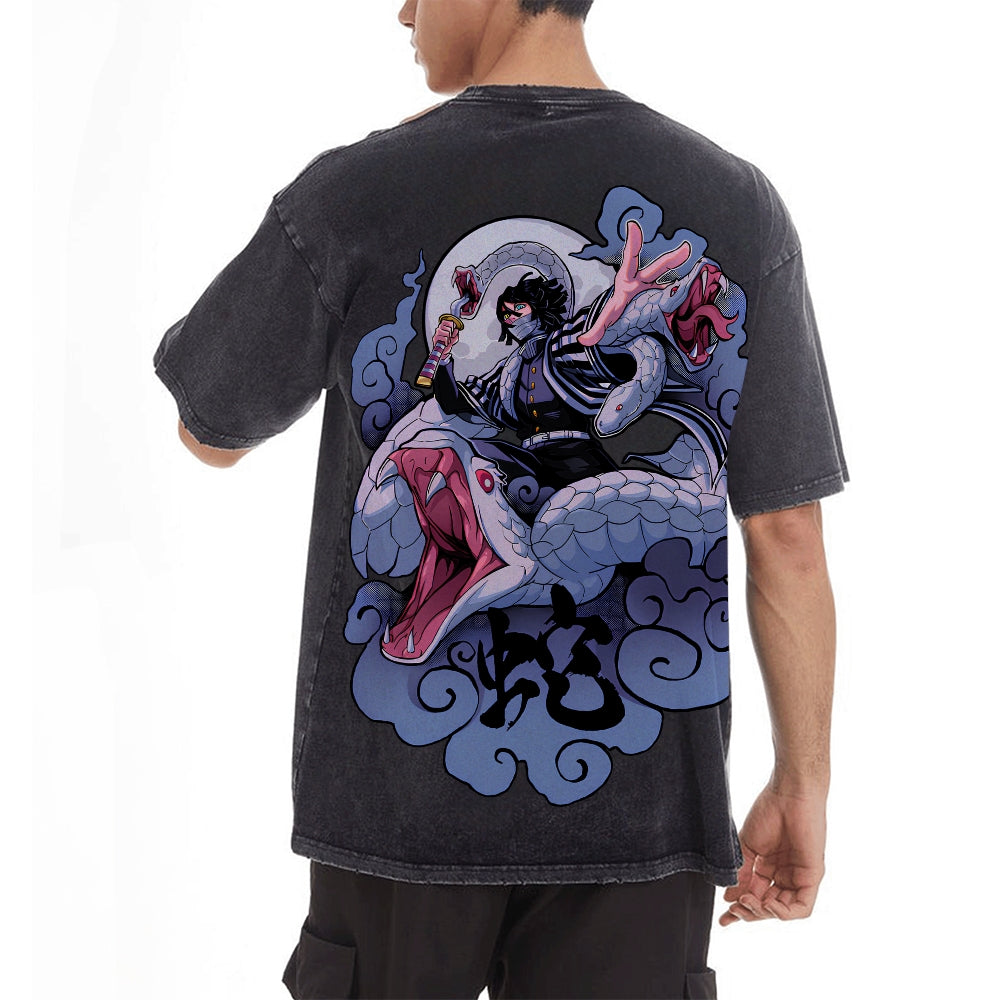 Vintage Oversized T-Shirt Demon Slayer