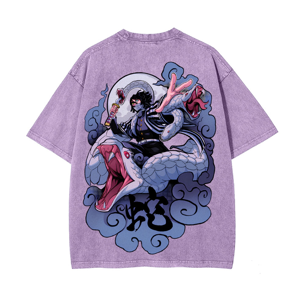 Vintage Oversized T-Shirt Demon Slayer