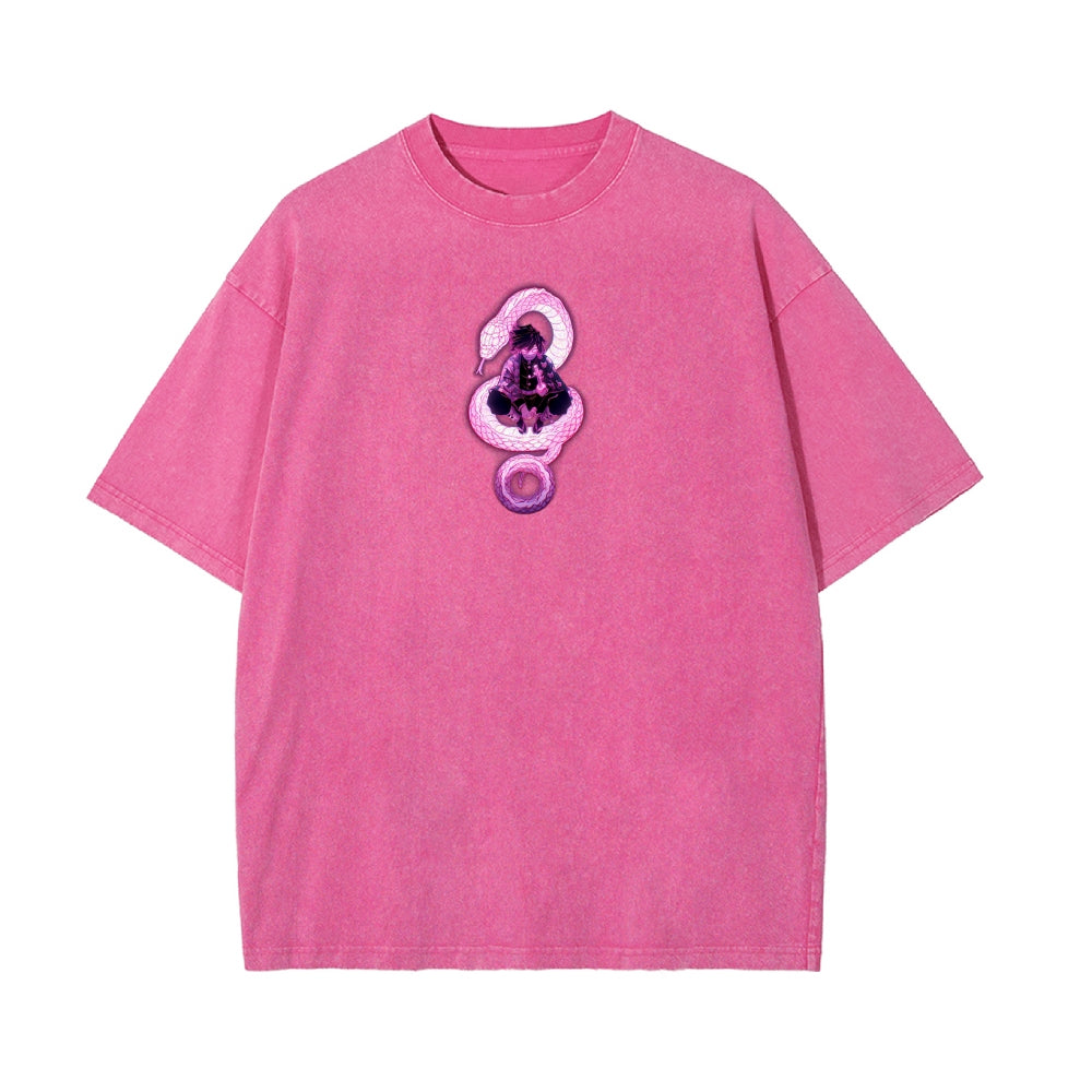 Vintage Oversized T-Shirt Demon Slayer