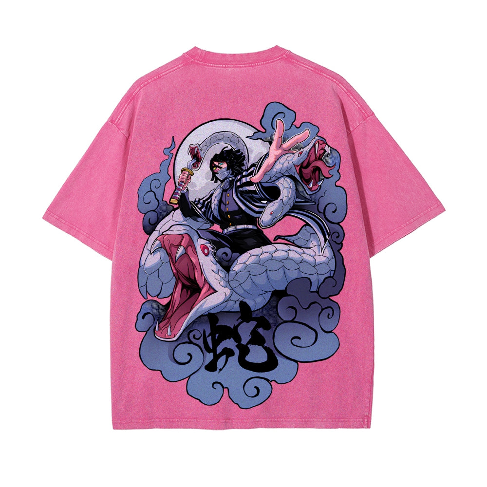 Vintage Oversized T-Shirt Demon Slayer