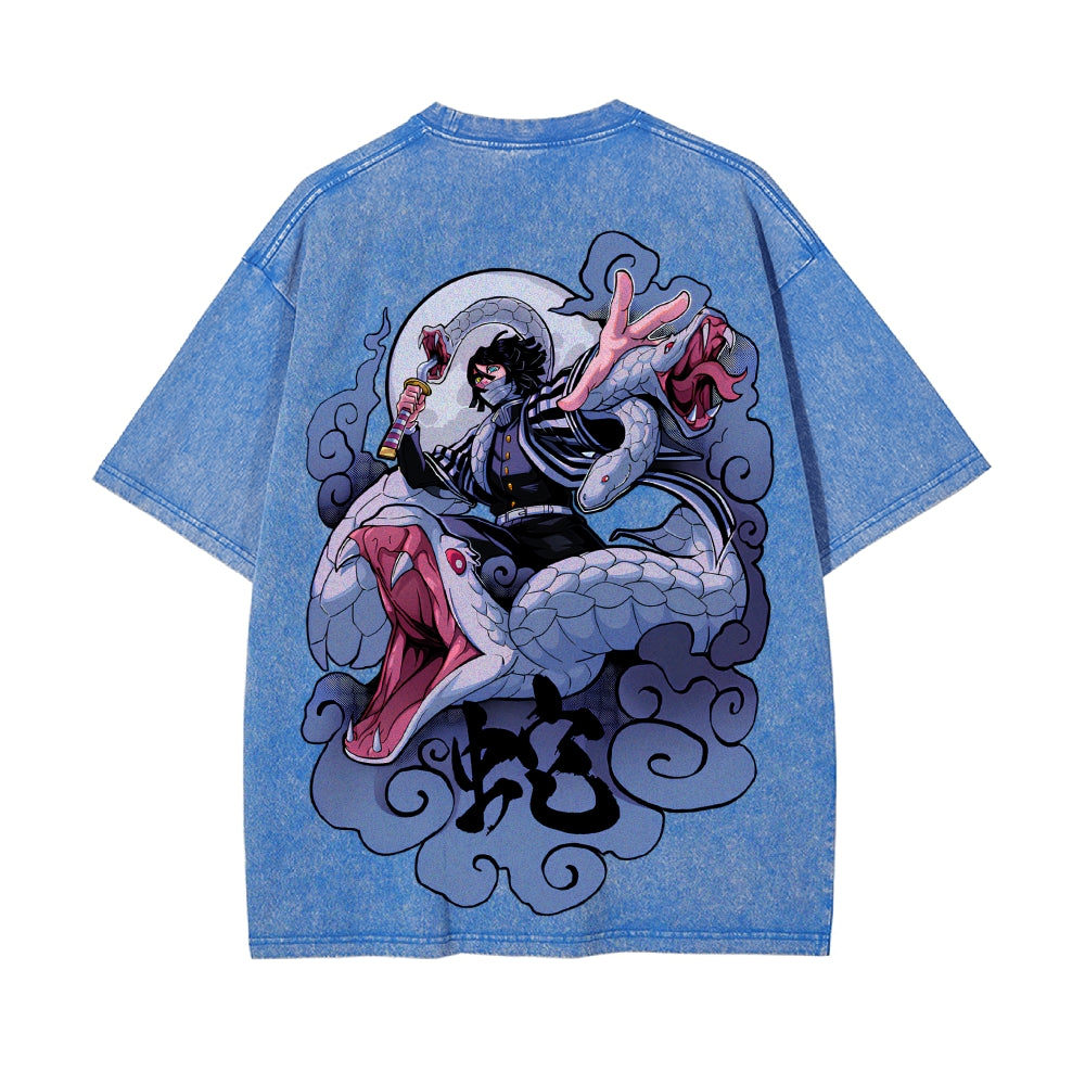 Vintage Oversized T-Shirt Demon Slayer