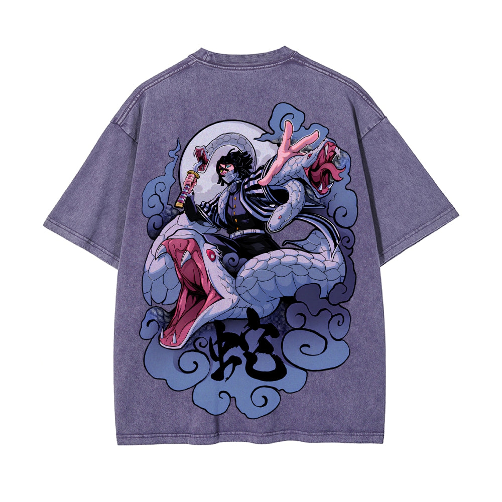 Vintage Oversized T-Shirt Demon Slayer