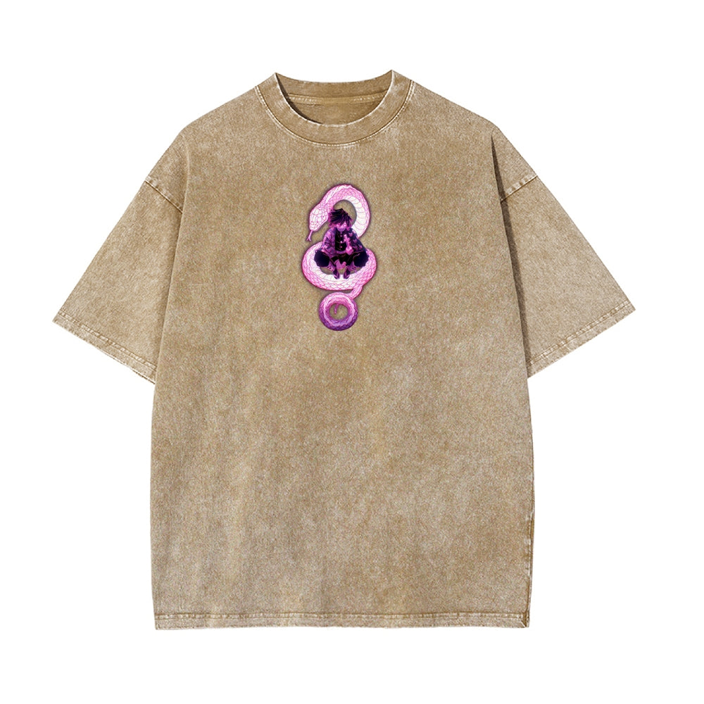 Vintage Oversized T-Shirt Demon Slayer